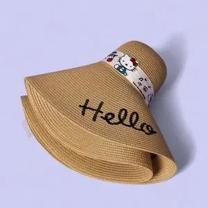 Hello kitty large straw hat Sanrio | Accessories | Hello Kitty Large Straw Hat | Poshmark main image 4